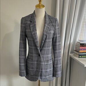 GAP Women's Blue Plaid Blazer - New with Tags!